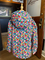 Mini Boden Fleece Lined Girl's Hooded Coat (7-8Y)