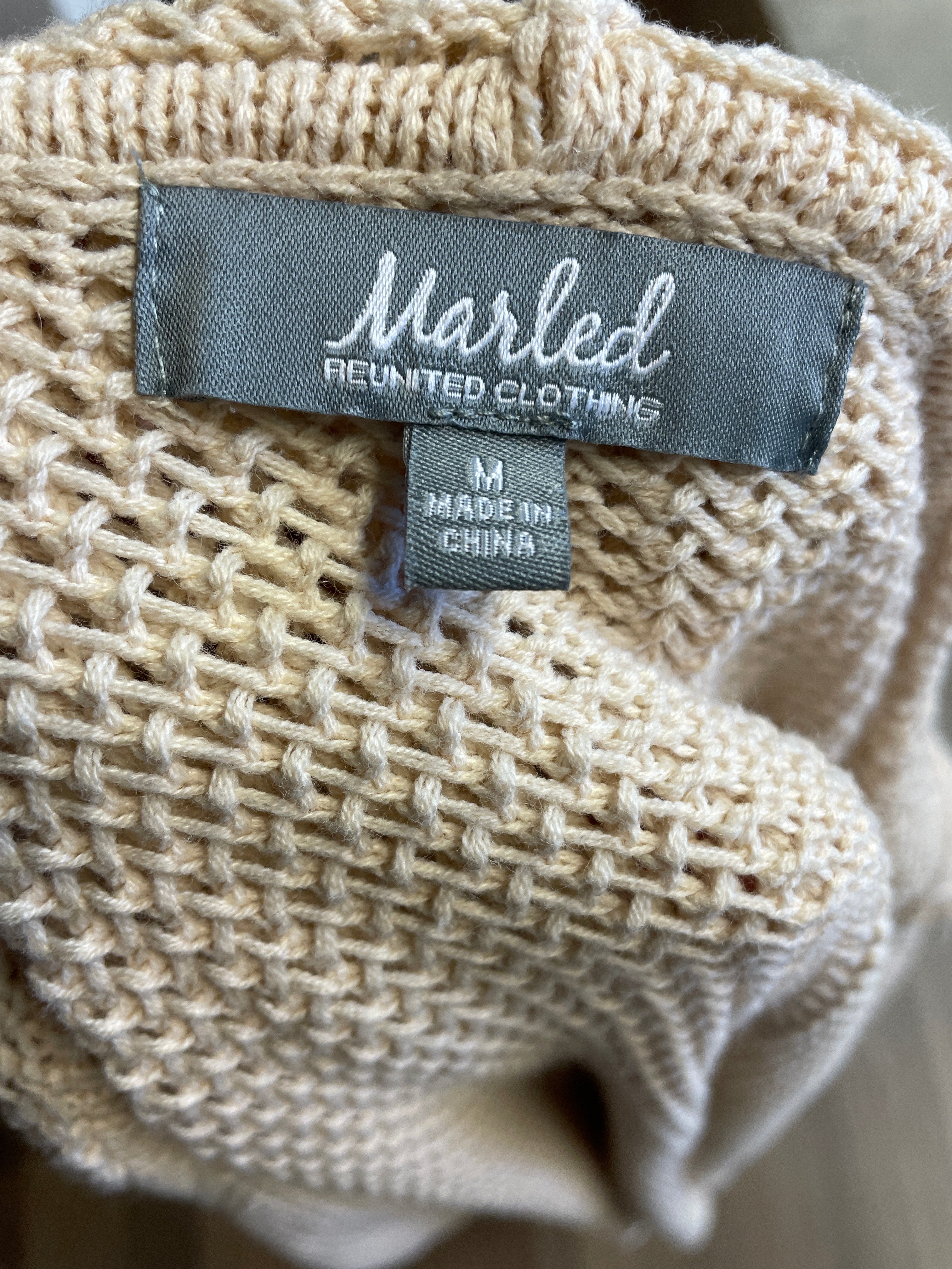Marled Reunited Hooded Cardigan (M)