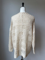 Rag Poets Boho Style Open Front Cardigan (M/L)