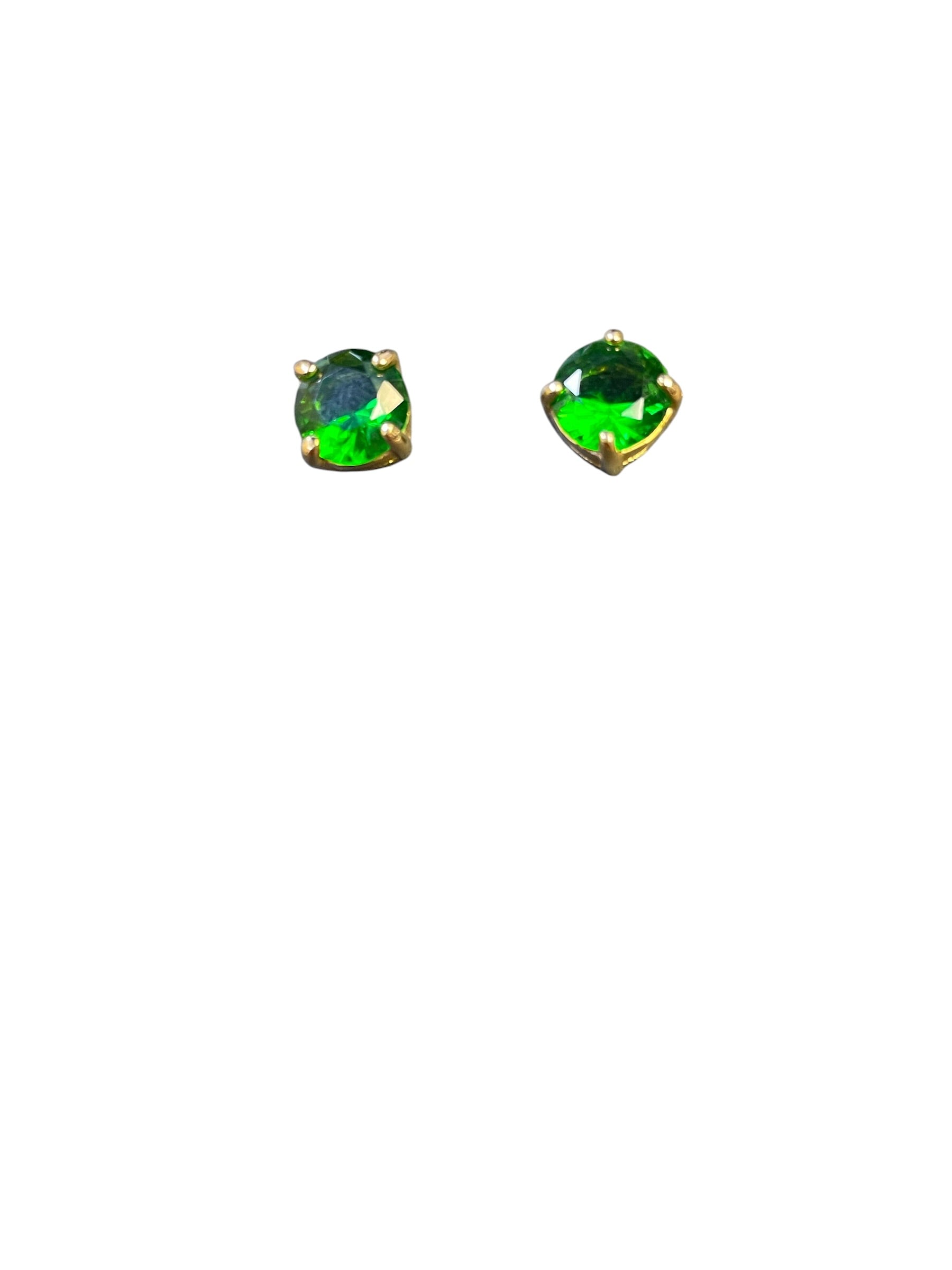 Kate Spade Bright Ideas Emerald Simulant Stud Earrings