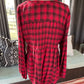 Knox Rose Red Flannel Button Down Shirt (XL)