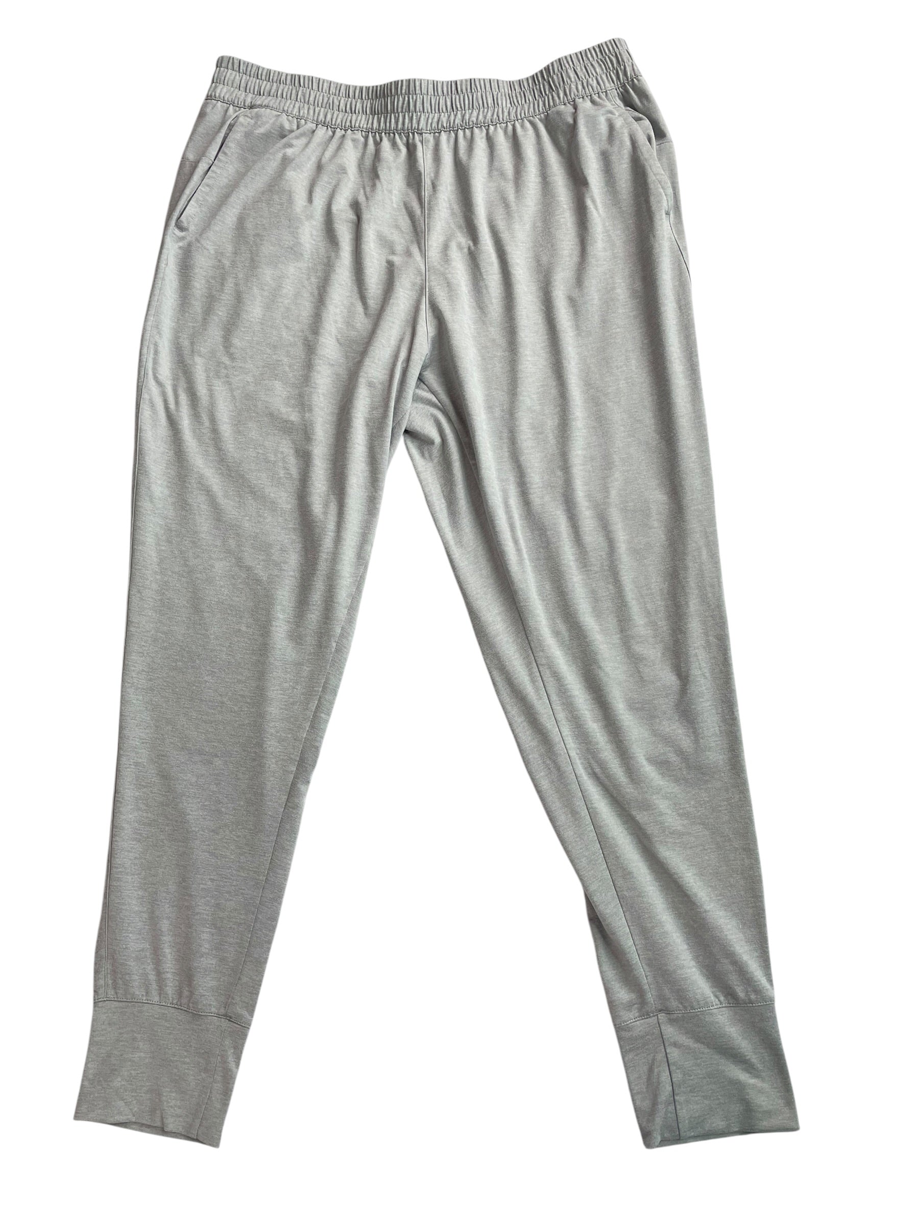 Brooks Light Heathered Gray Women's Joggers (XL)