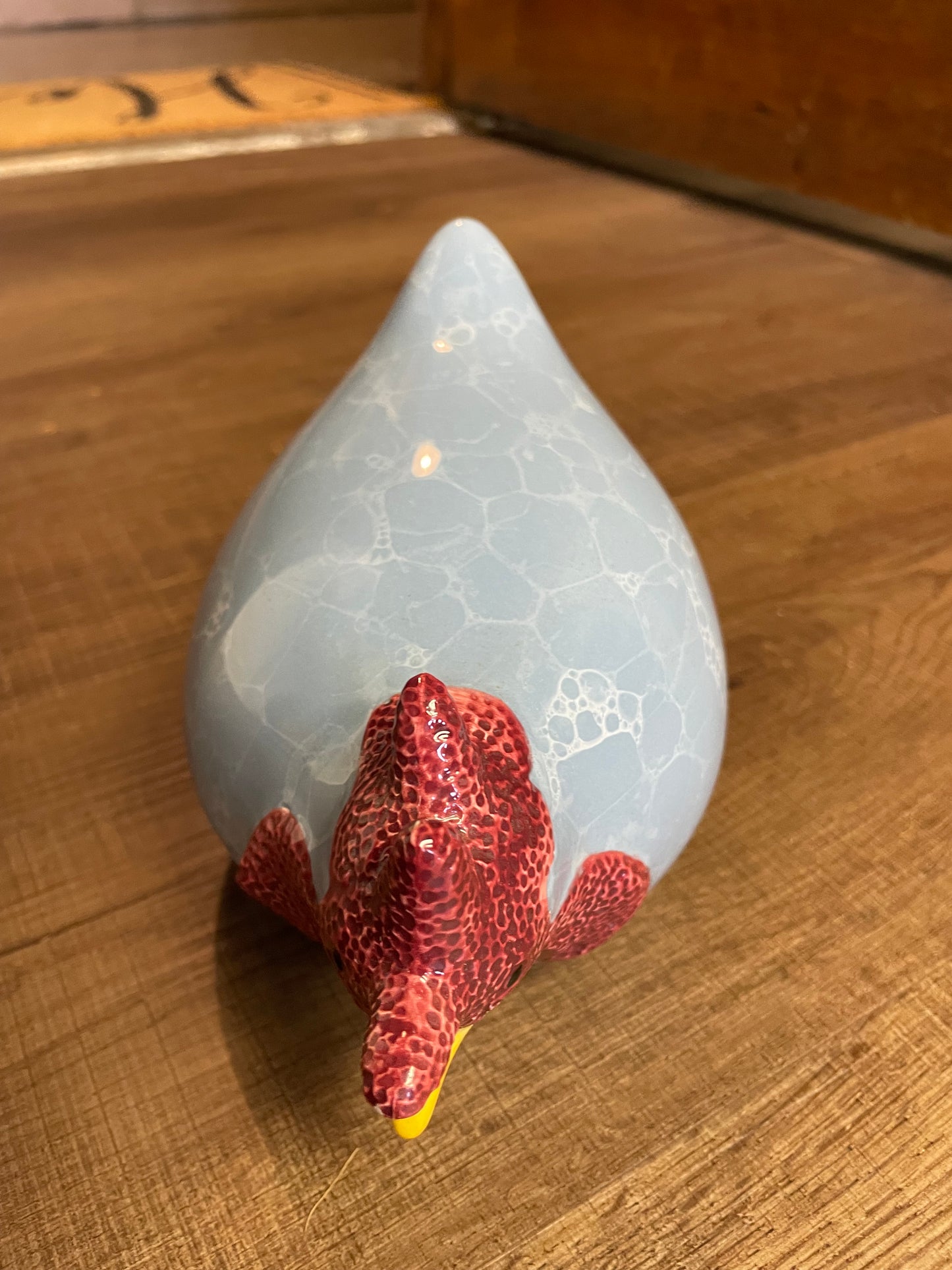Vintage Glazed Ceramic Chicken
