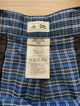 Adidas Men's Plaid Golf Shorts (36)
