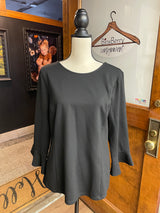 Talbots Long Bell Sleeve Knit Top (L)