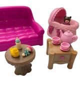Li'l Woodzeez Dollhouse 20pc Furniture Set, Living Room & Nursery Play - BinxBerry Consignment