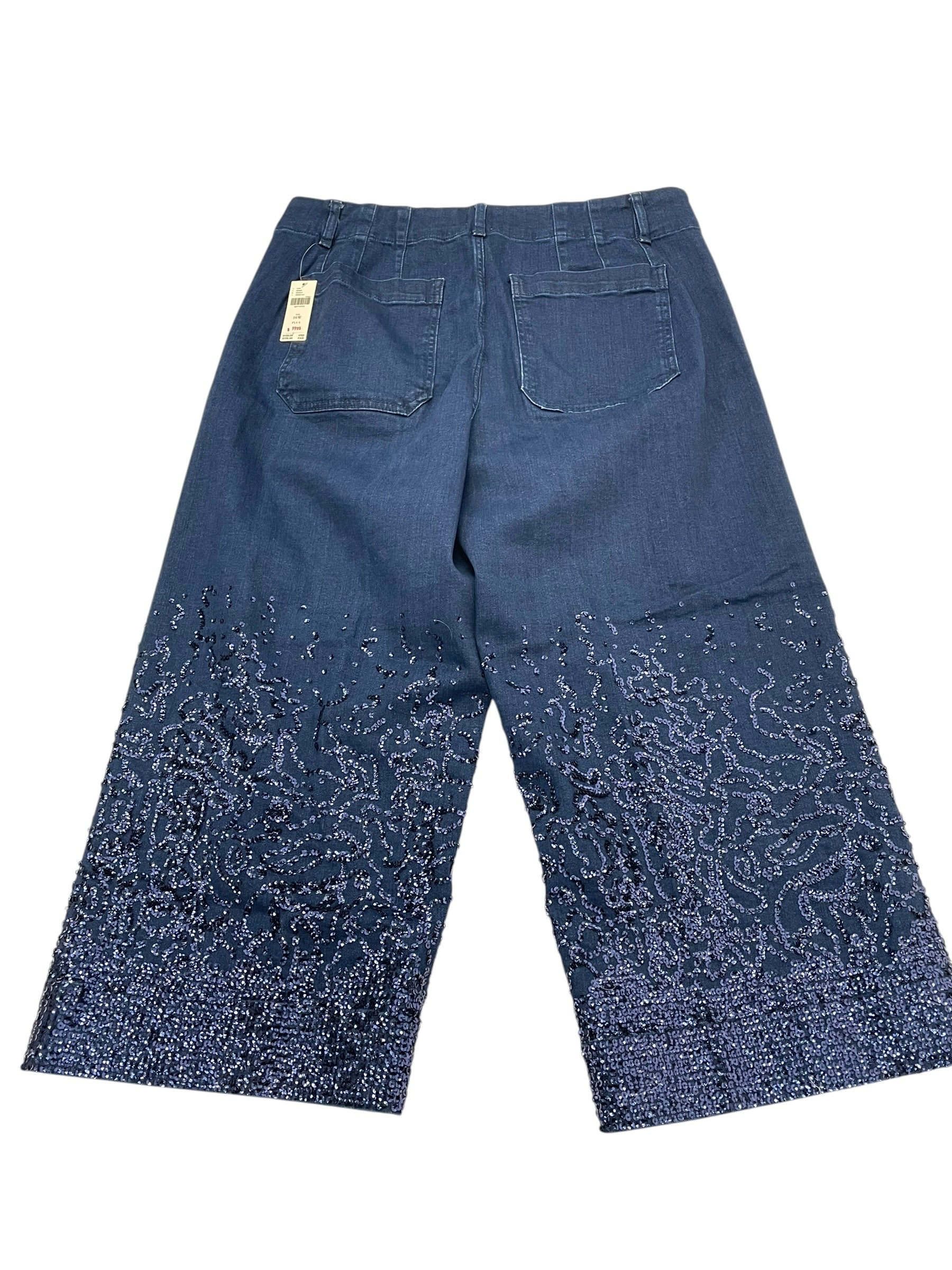 Anthropologie Plus Maeve The Colette Beaded Jeans (16W) - BinxBerry Consignment