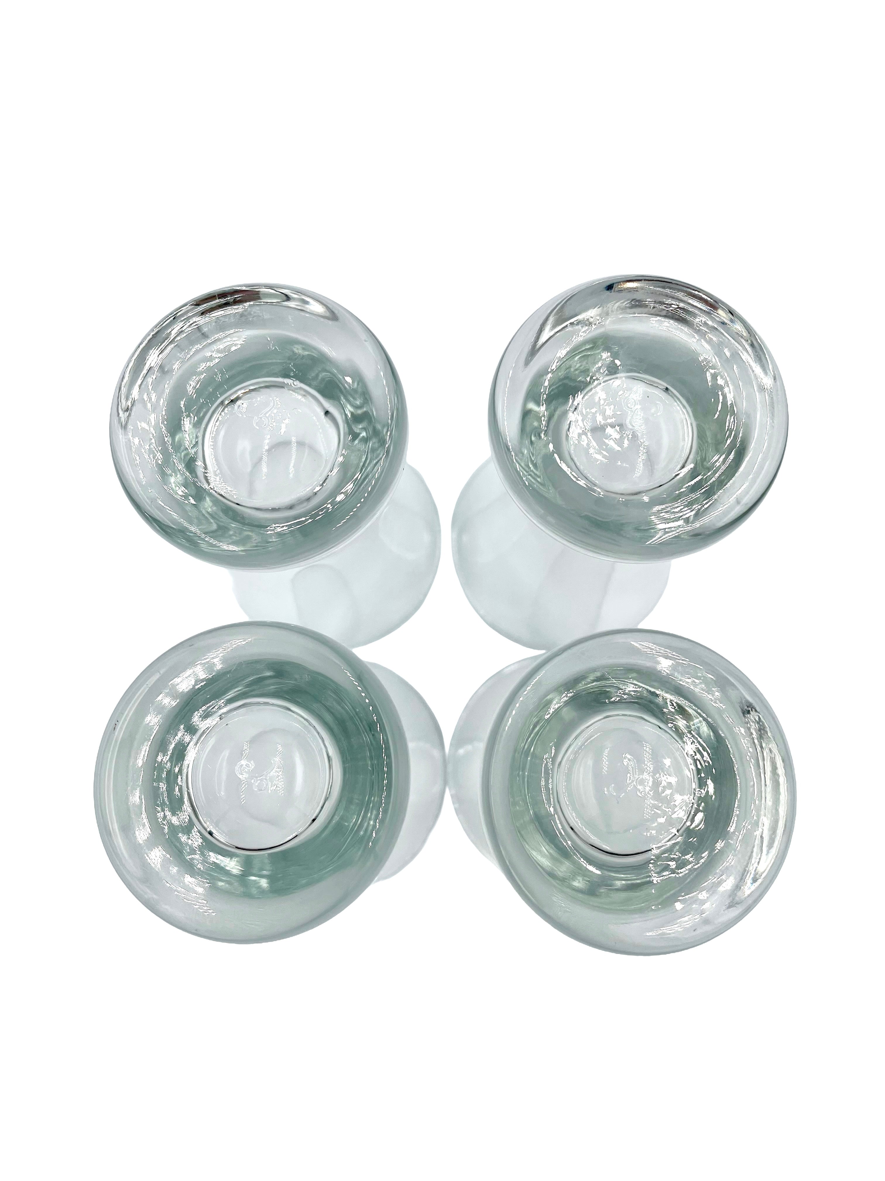 Tapered Glass 2oz Shot Glasses (set of 4)