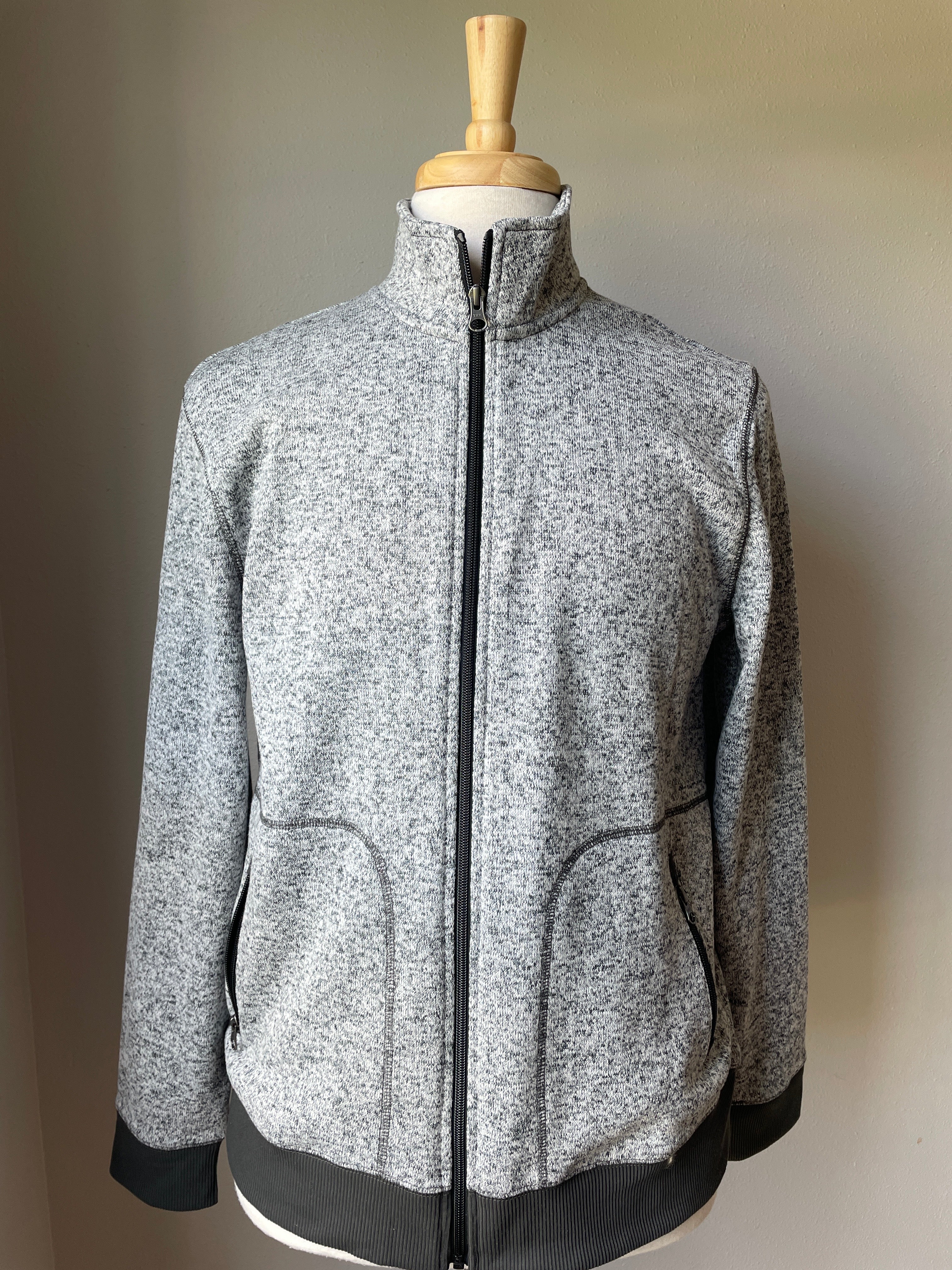 Sonoma Fleece Lined Zip Up Men's Sweater (L)