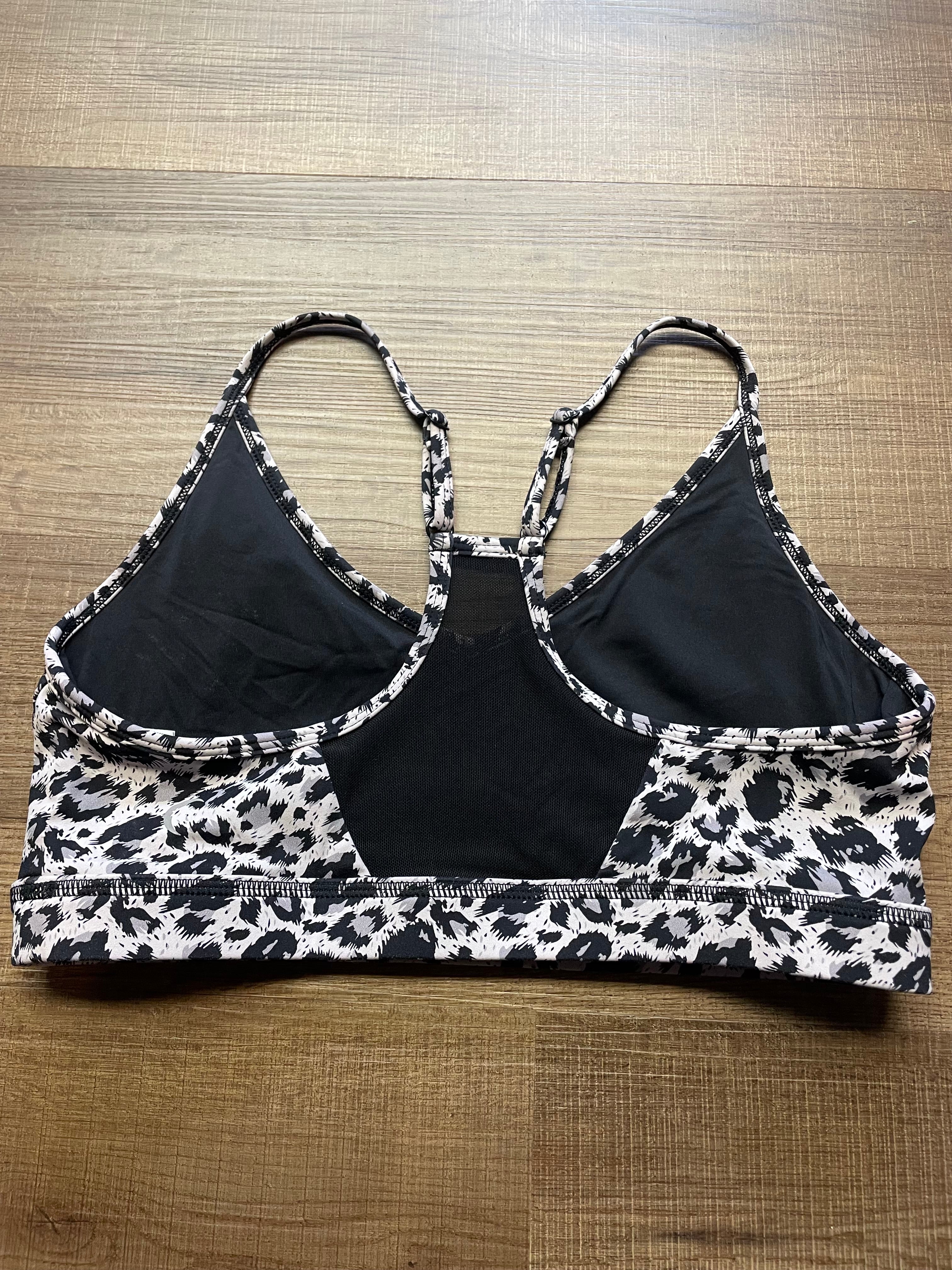 Zyia Active Snow Leopard Brilliant Sports Bra (L)