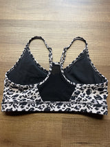 Zyia Active Snow Leopard Brilliant Sports Bra (L)