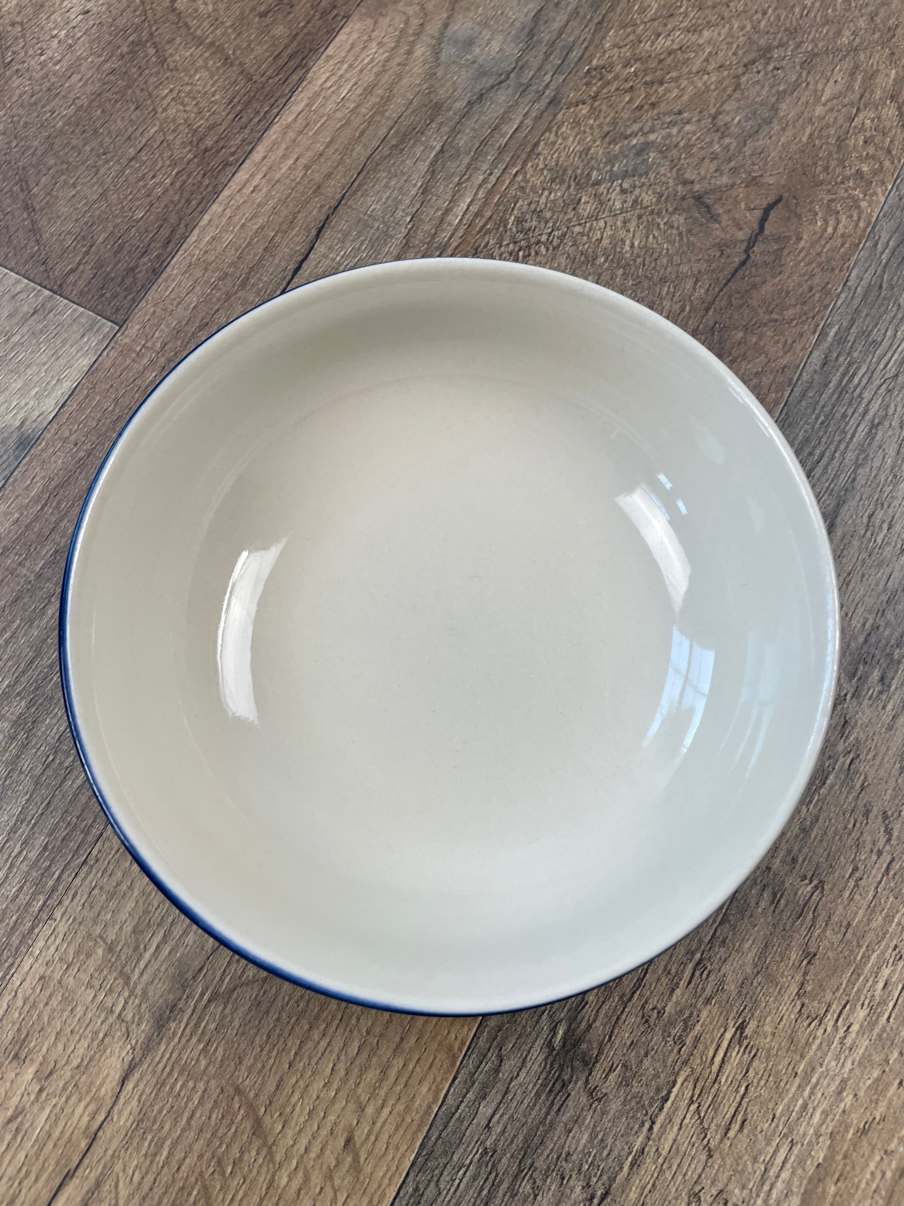 Kitchen Basics Colors By Tienshan Blue Green Stripe Bowl