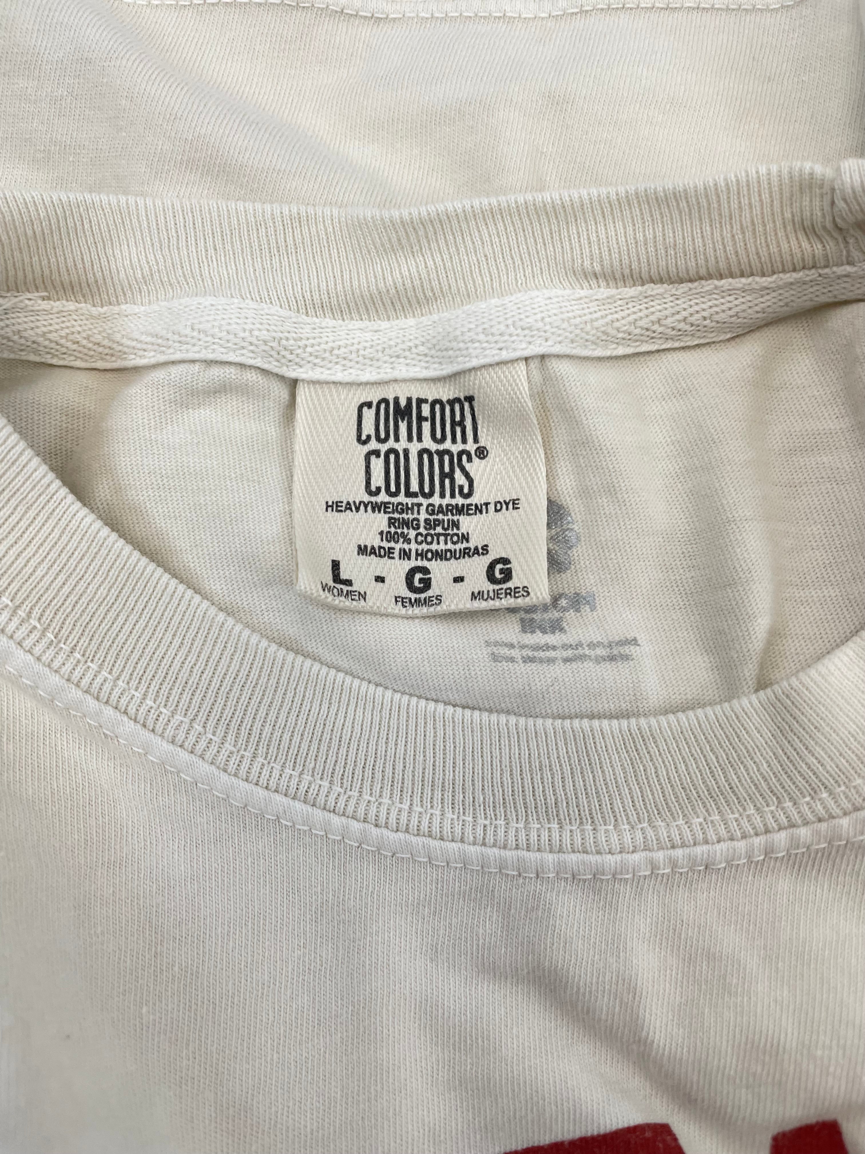 Dog Eared Independent Bookstore Cropped Tee (L)
