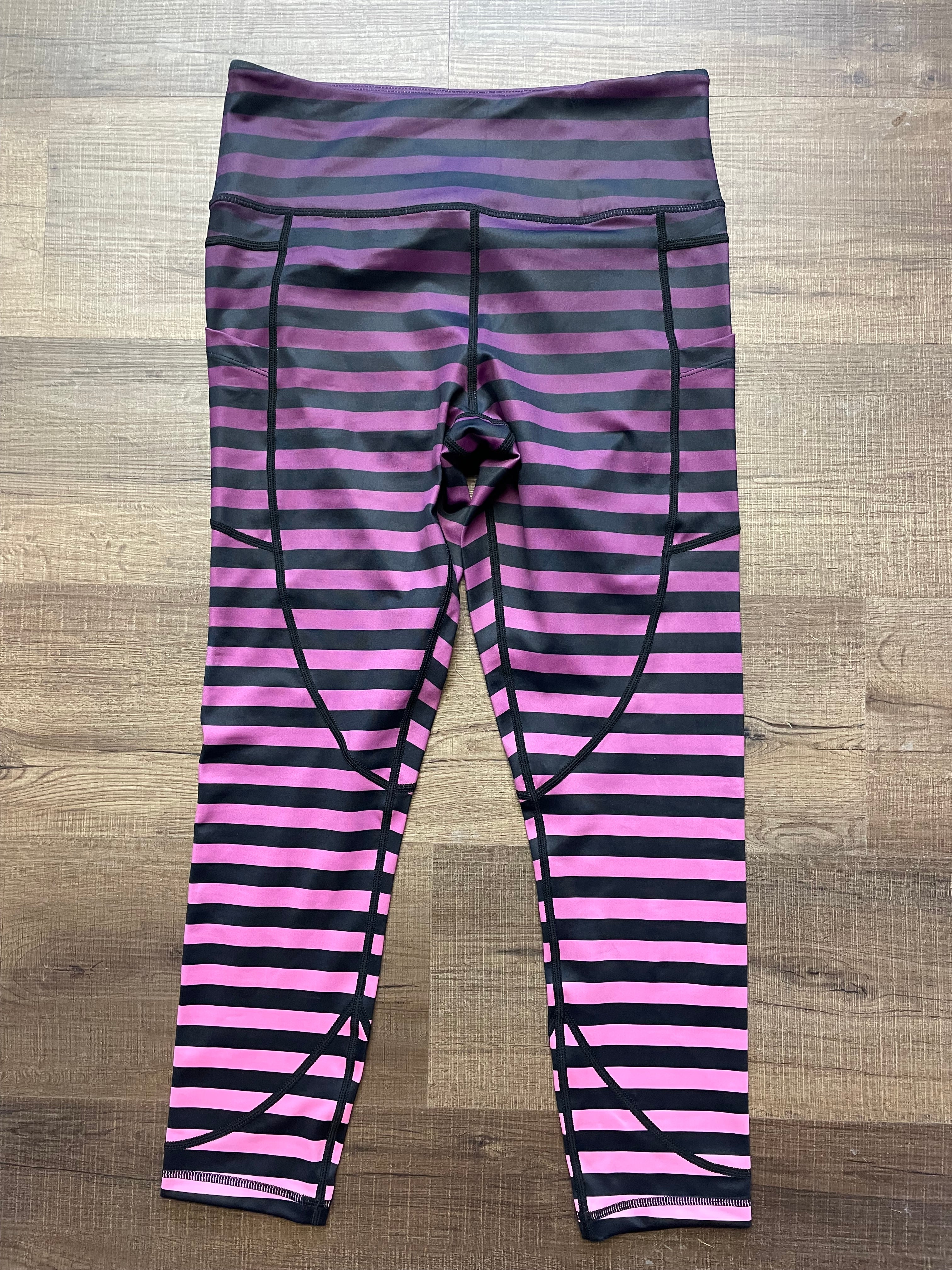 Zyia Active 3/4 Length Pocketed Hombre Leggings (8-10) - BinxBerry Consignment