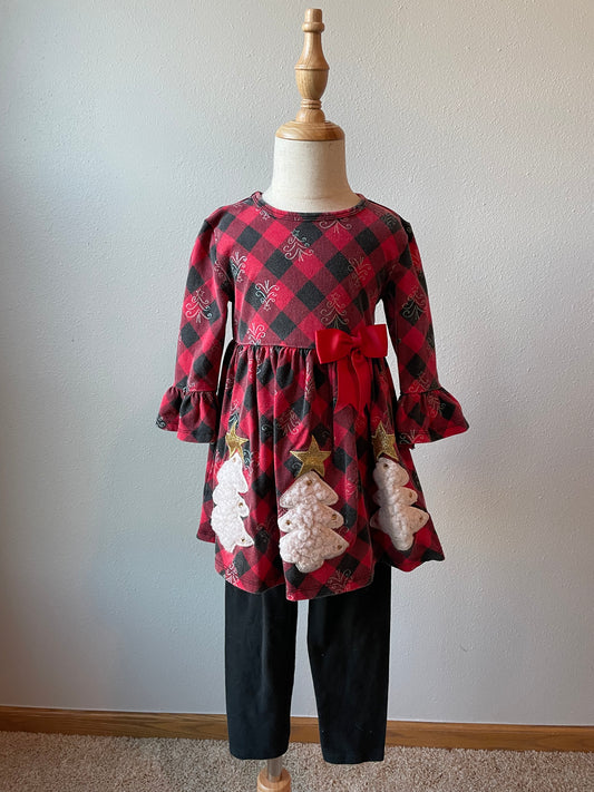 Bonnie Jean Christmas Tree Outfit (5T)