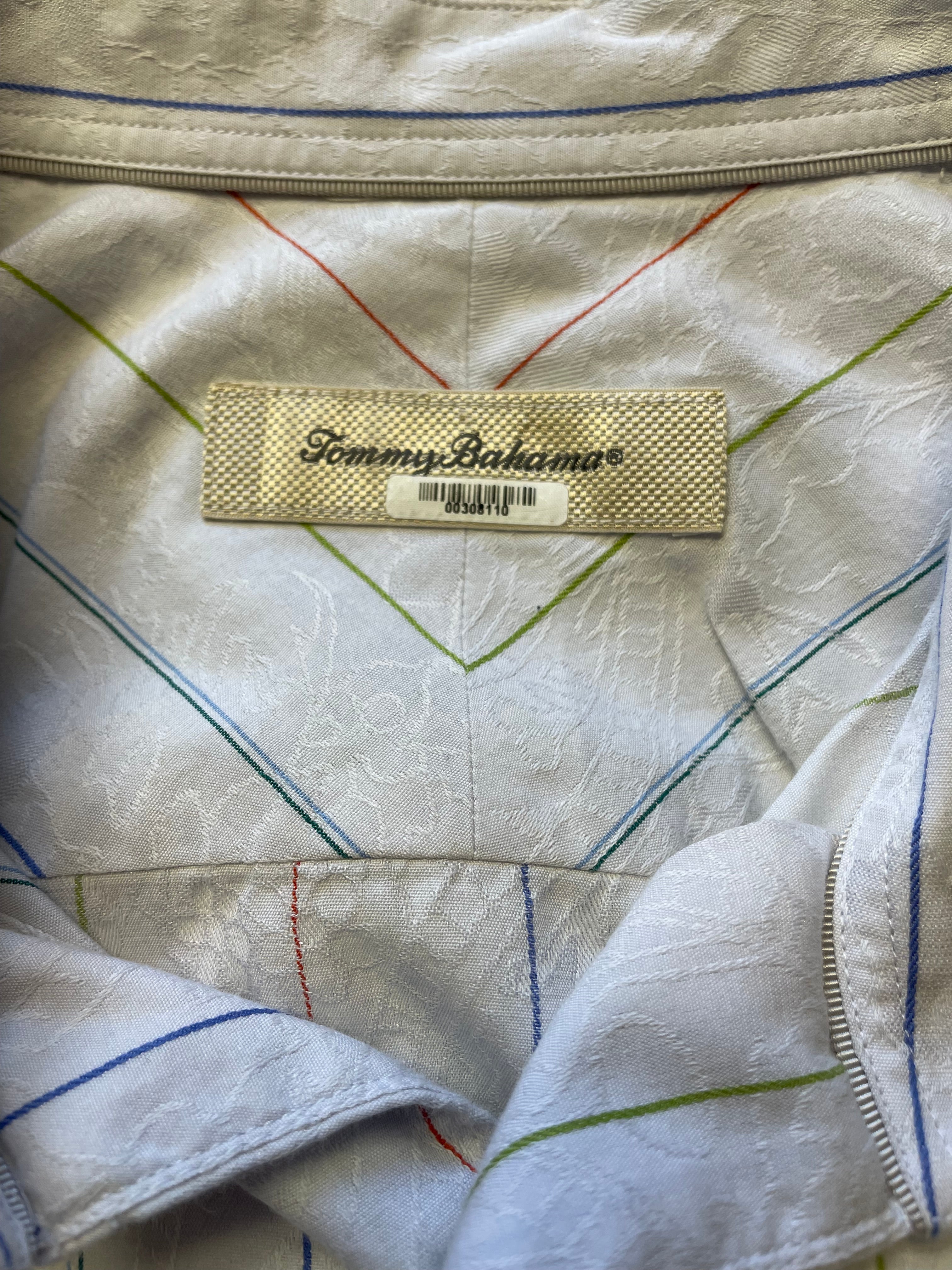 Tommy Bahama Silk Blend Men's Button Down (L) - BinxBerry Consignment