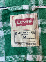 Vintage Levi's Men's Pearl Snap Flannel Shirt (M)