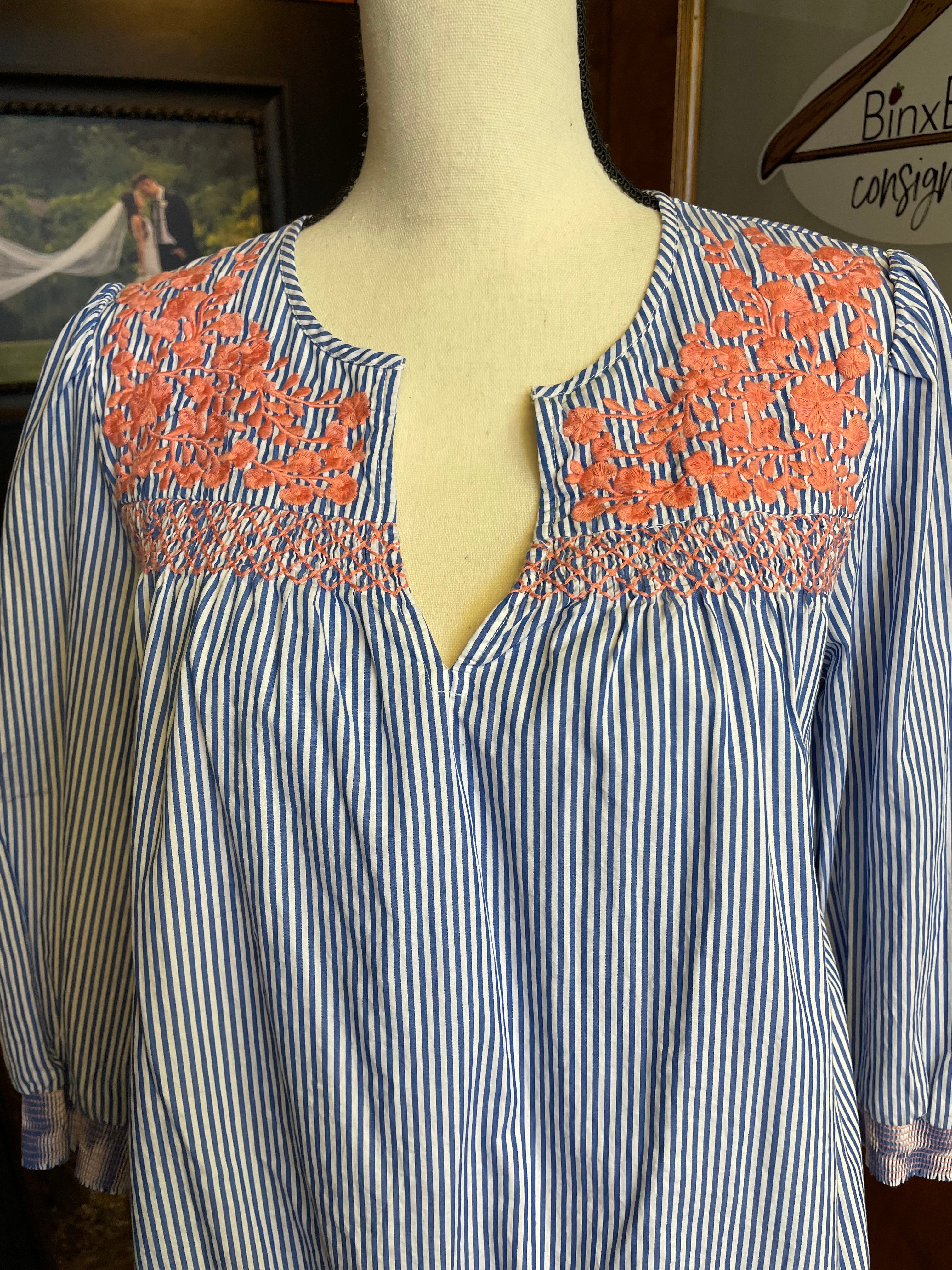 J Crew Embroidered Shirt Dress (S)