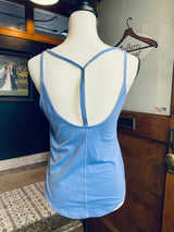 Zyia Active Cornflower T-Barre Tank Top (S)
