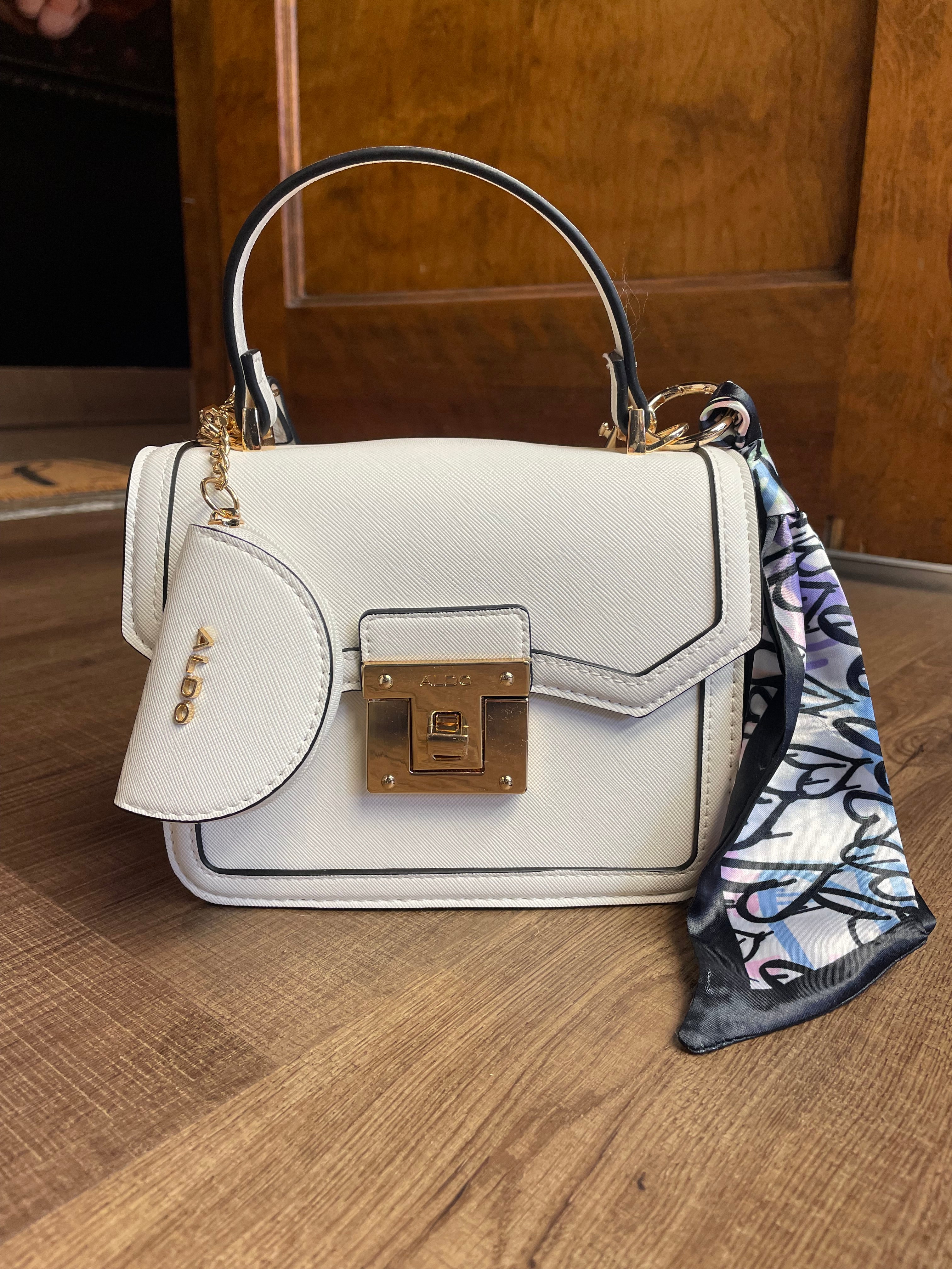 Aldo White Crossbody Handbag