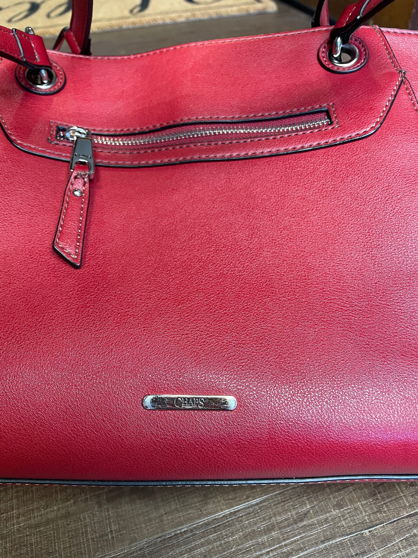 Chaps Leather Shoulder Bag