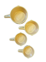 Longaberger Woven Traditions Butternut Yellow Measuring Cups