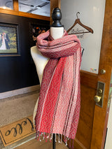 Talbots NWT Wool Blend Reversible Tassel Scarf (27x74)