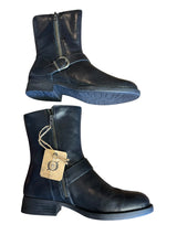 Born Women's Mid-Calf Leather Motorcycle Boot F51103 (6.5)