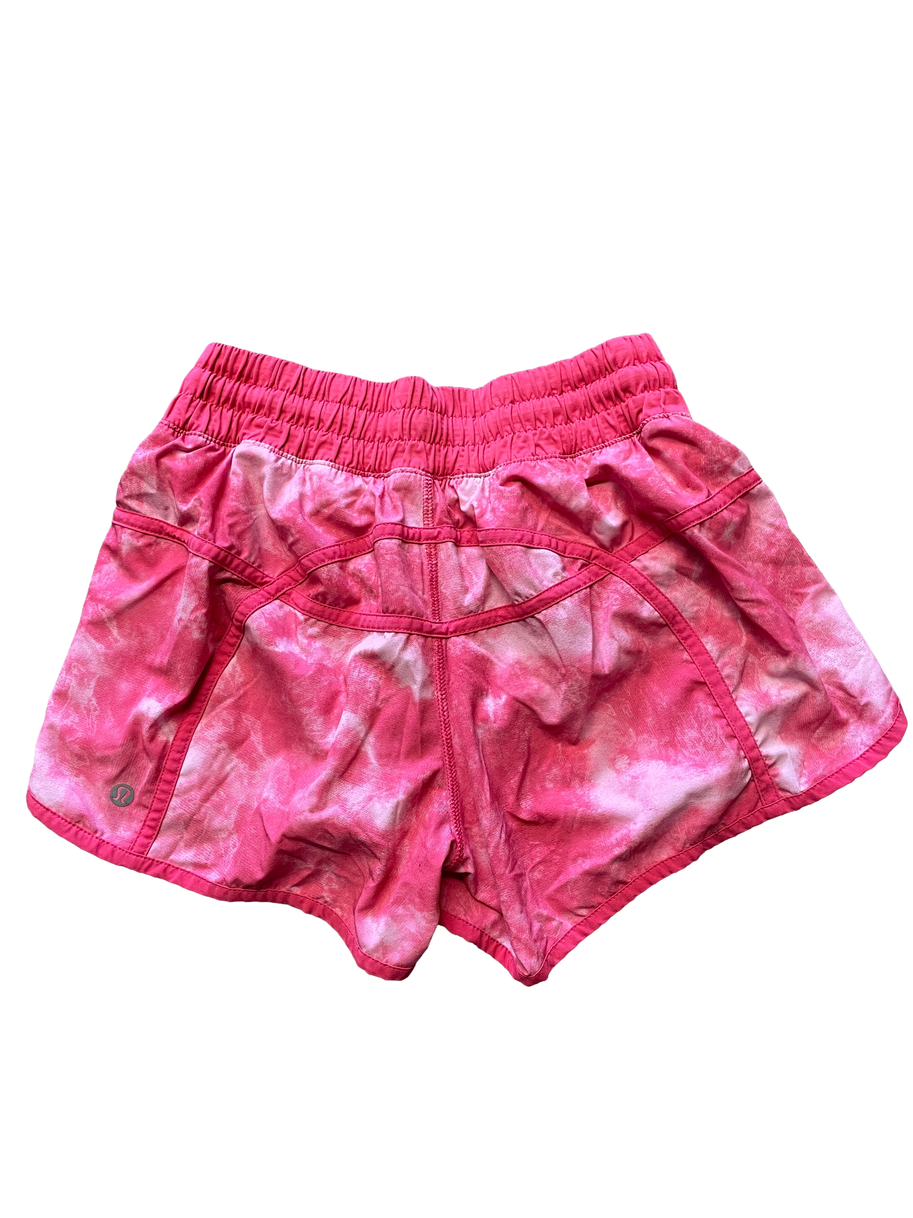 Lululemon Women's Tracker Short IV Pink Tie-Dye Shorts (6)