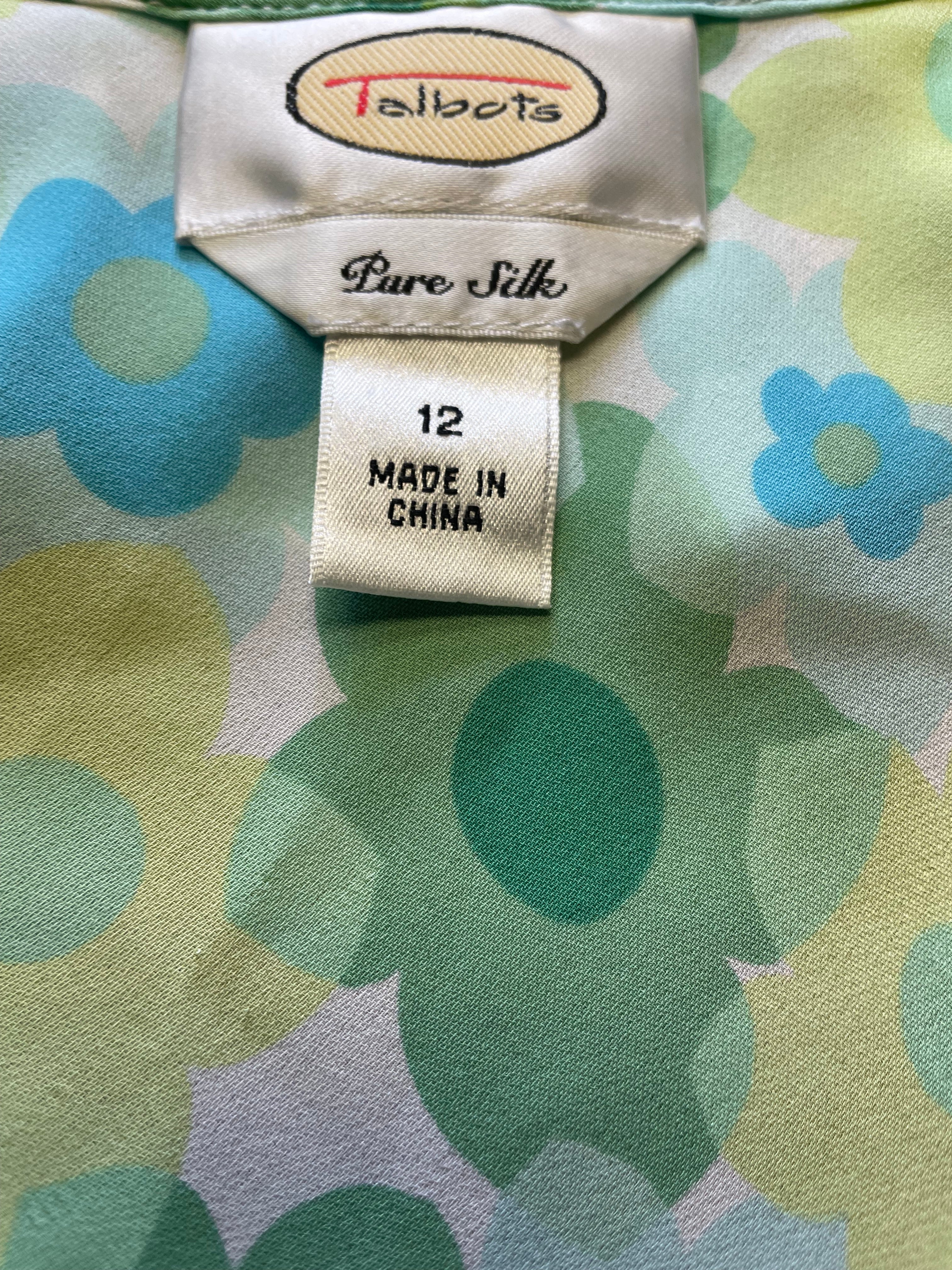 Talbots Pure Silk Women's Sleeveless Blouse (12) - BinxBerry Consignment