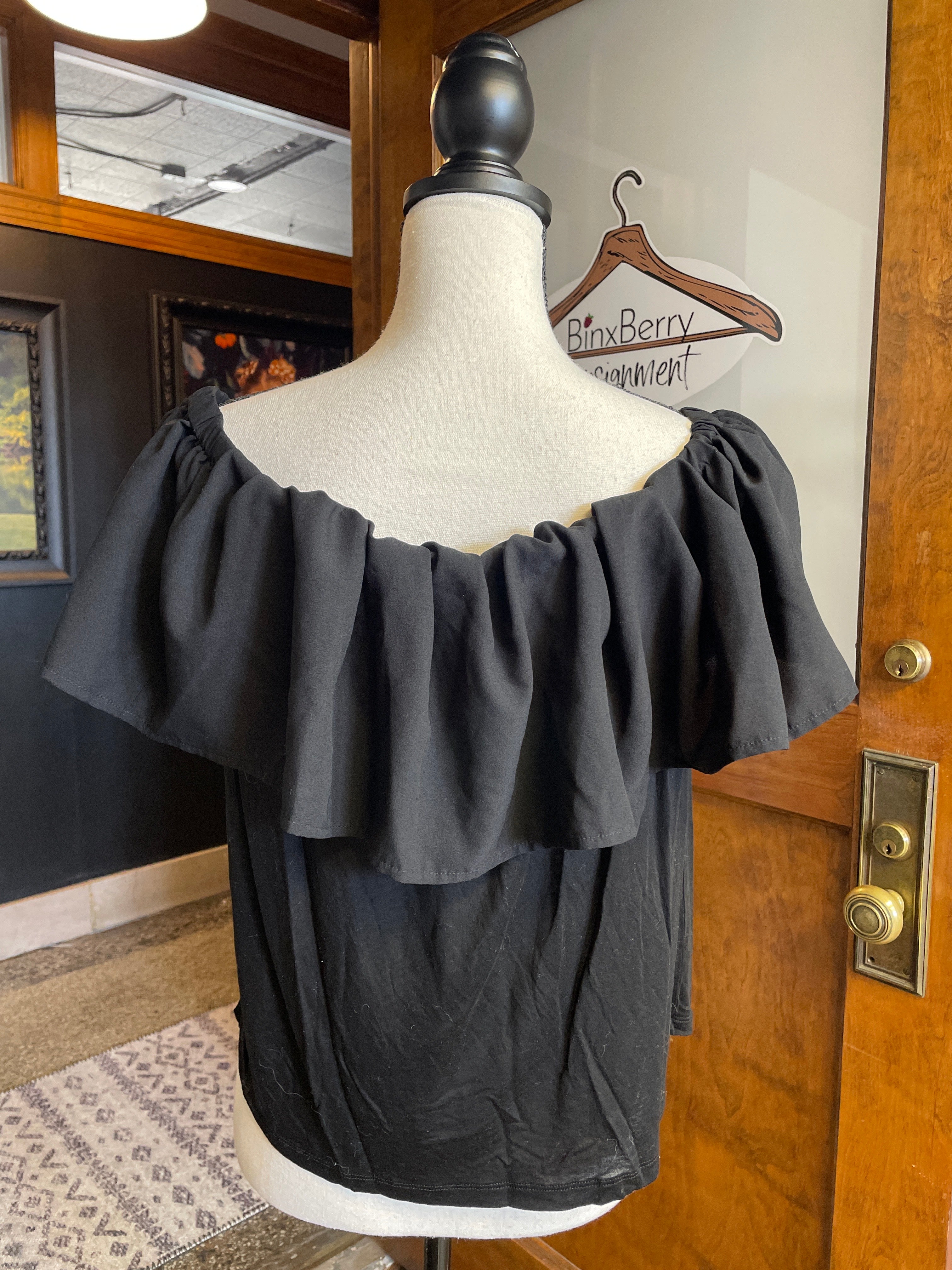 French Connection Ruffle Top (M)