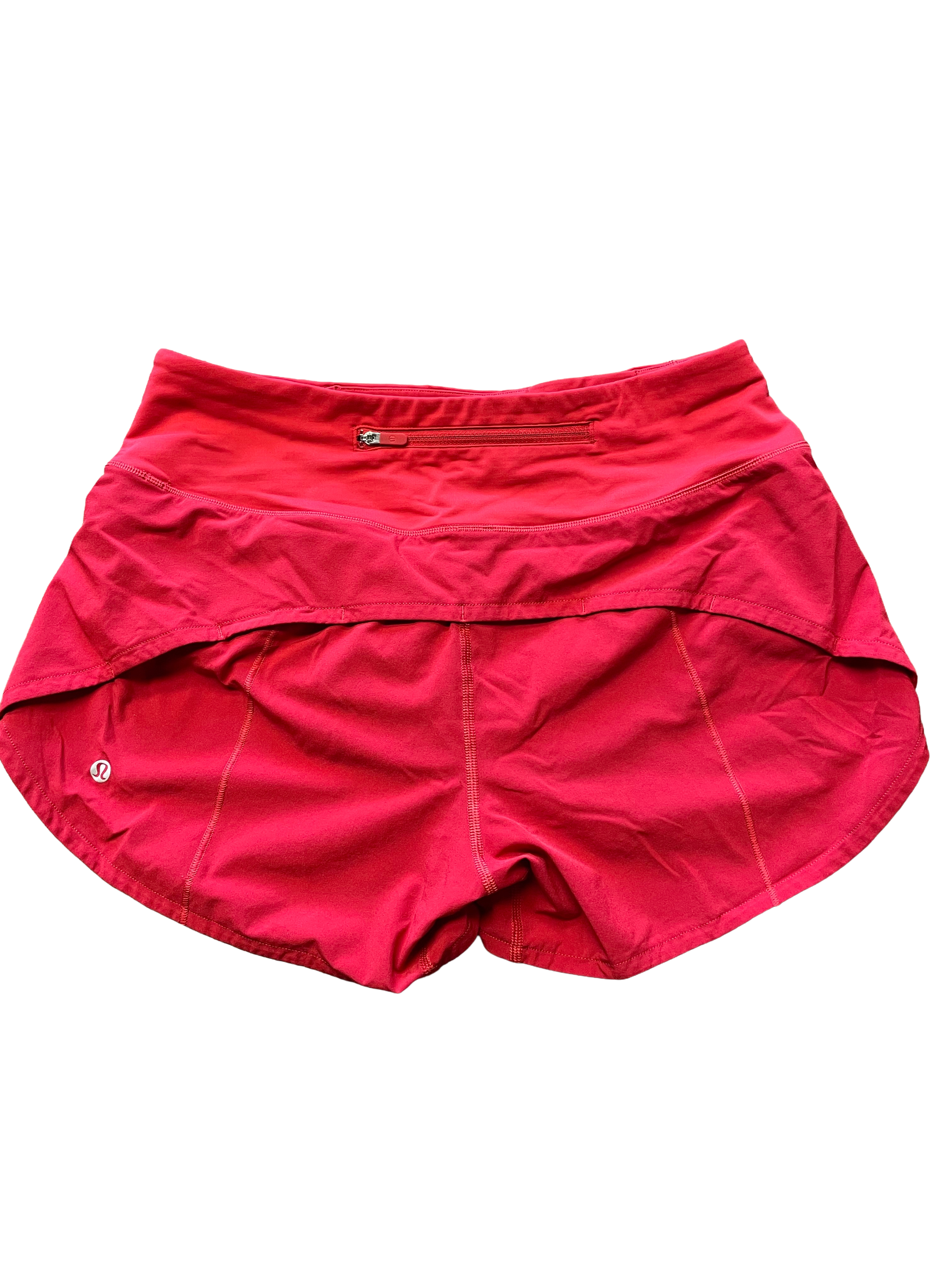 Lululemon Women's Speed Up Short 4" Inseam Red (6)