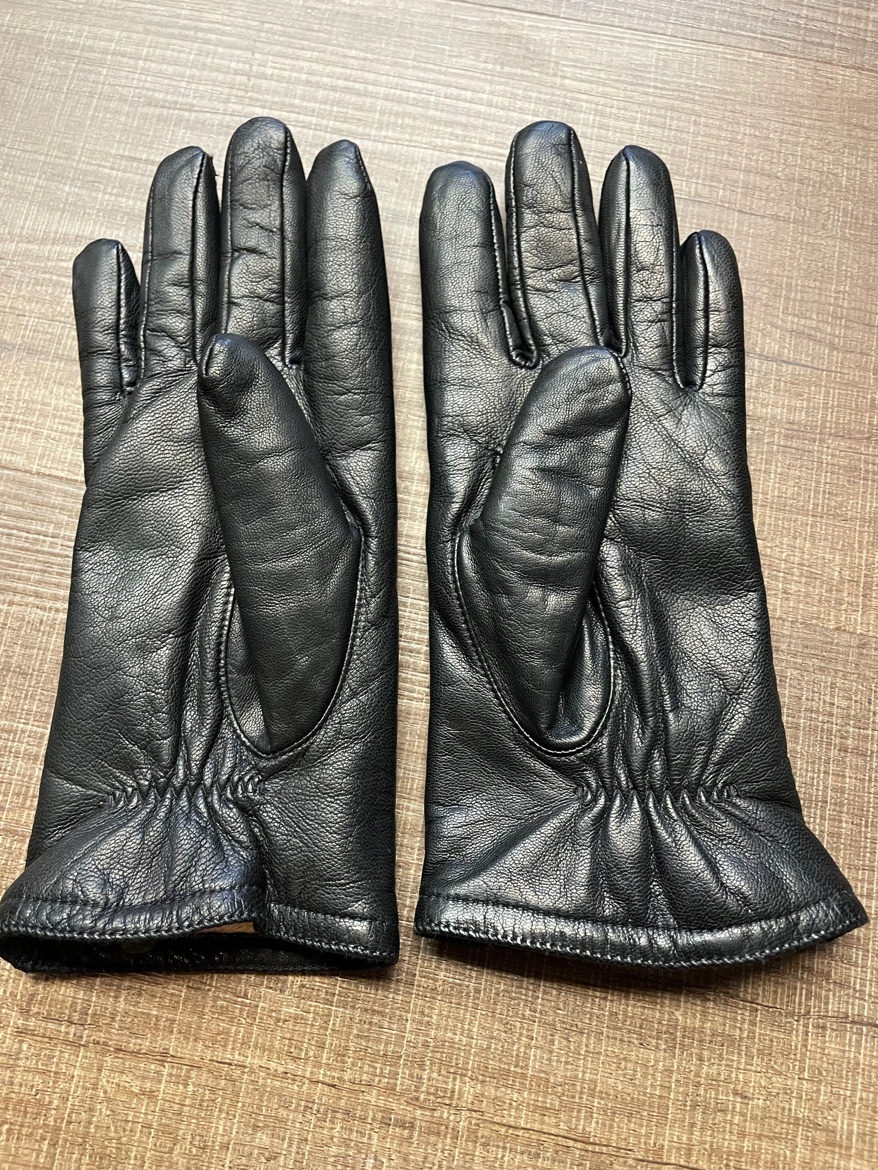 Women's Faux Leather Gloves