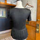 French Connection Ruffle Hem Shirt (S)