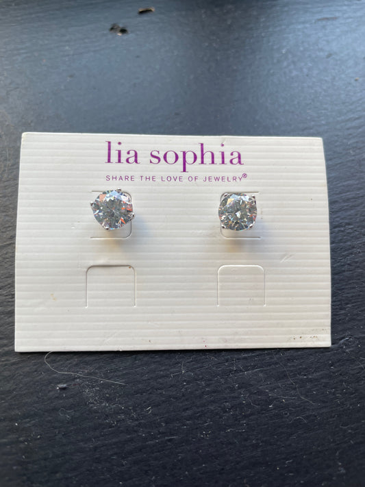 Lia Sophia "Class Act” Pierced 1/4" Stud Earrings