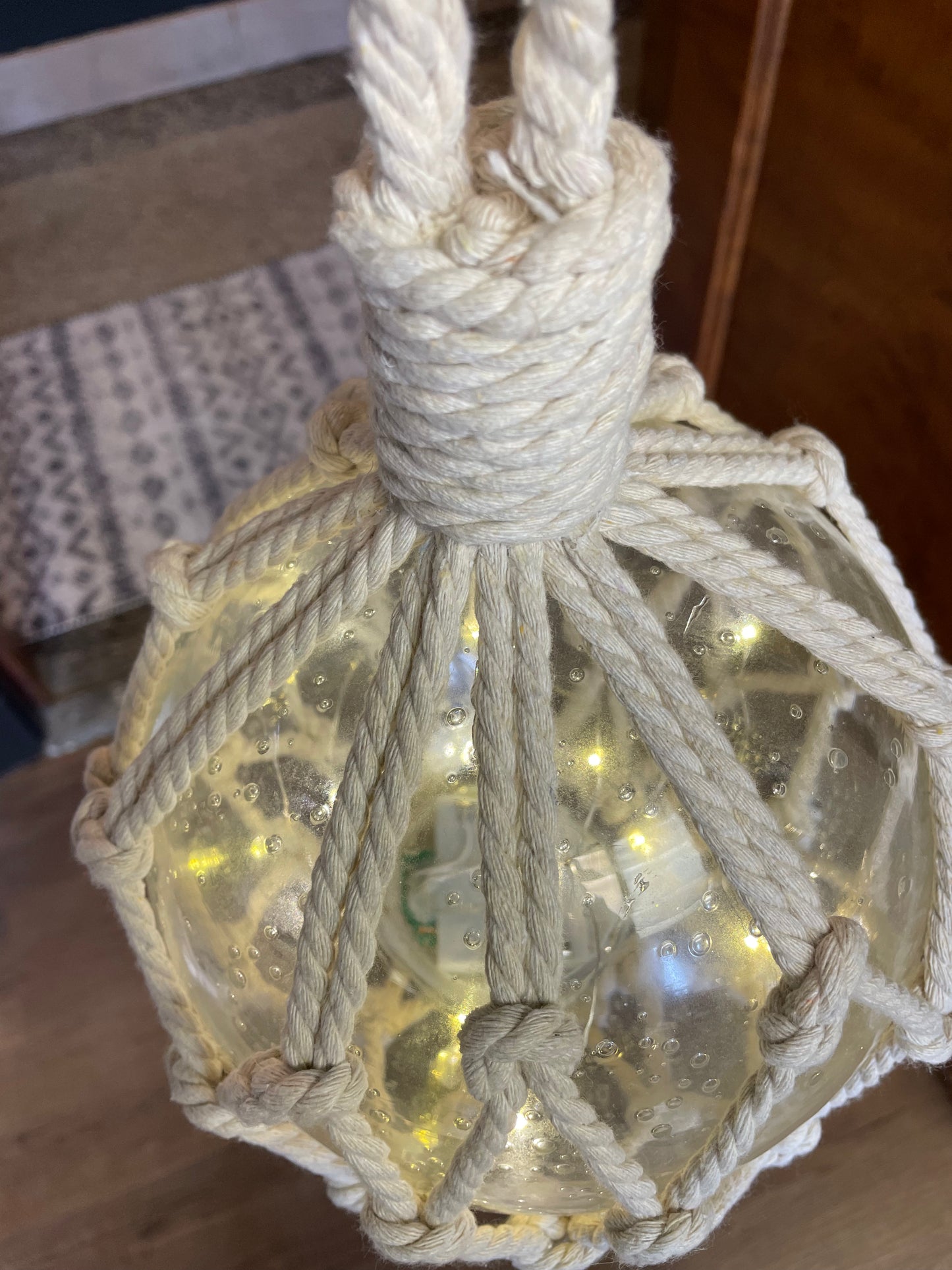 Bubble Glass Nautical Battery Operated Light