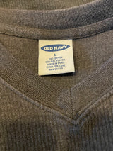 Old Navy Men's Ribbed V-Neck Tee (L)