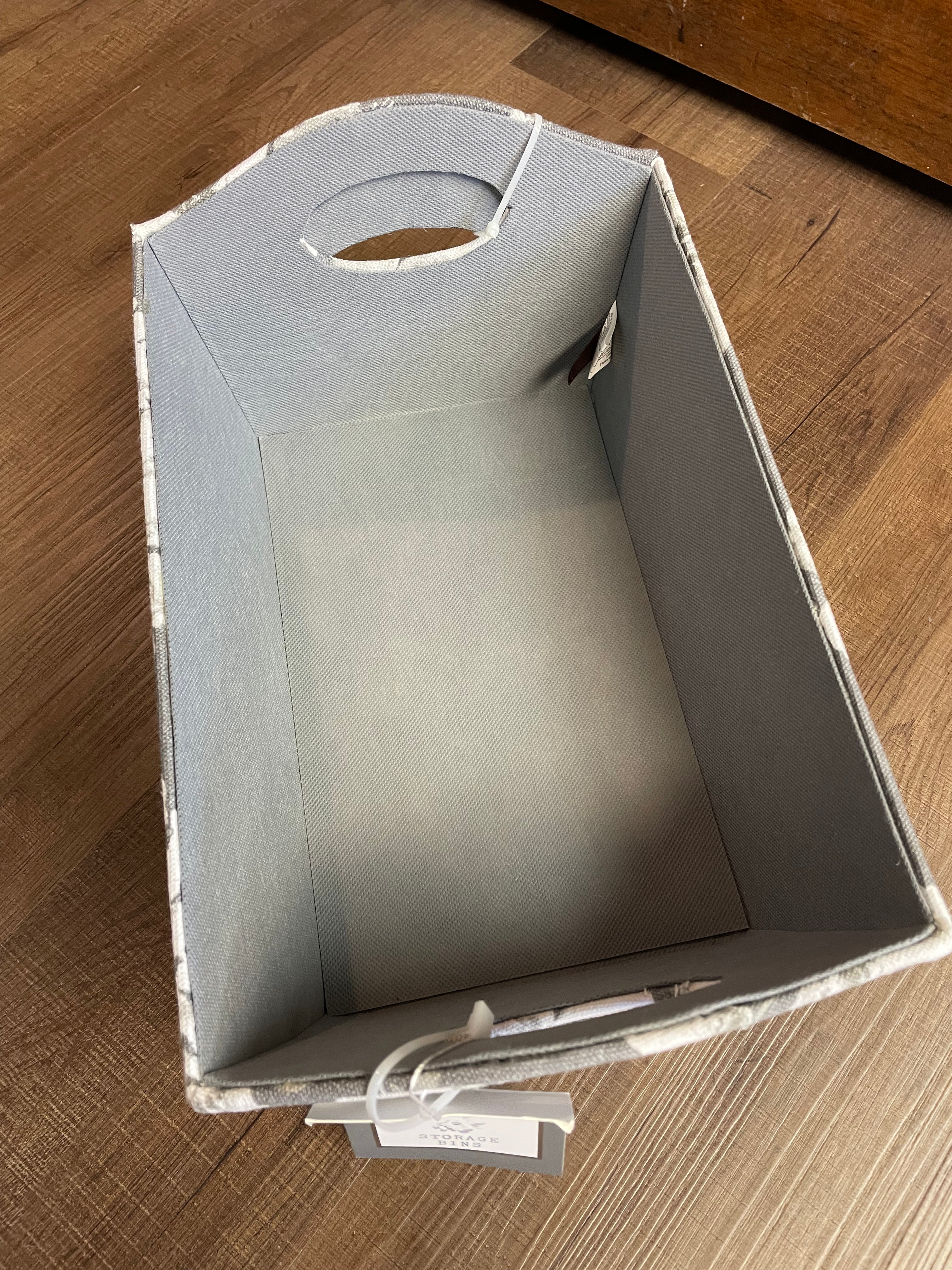 Sheffield Home Fabric Lined Storage Bins 2pc Set