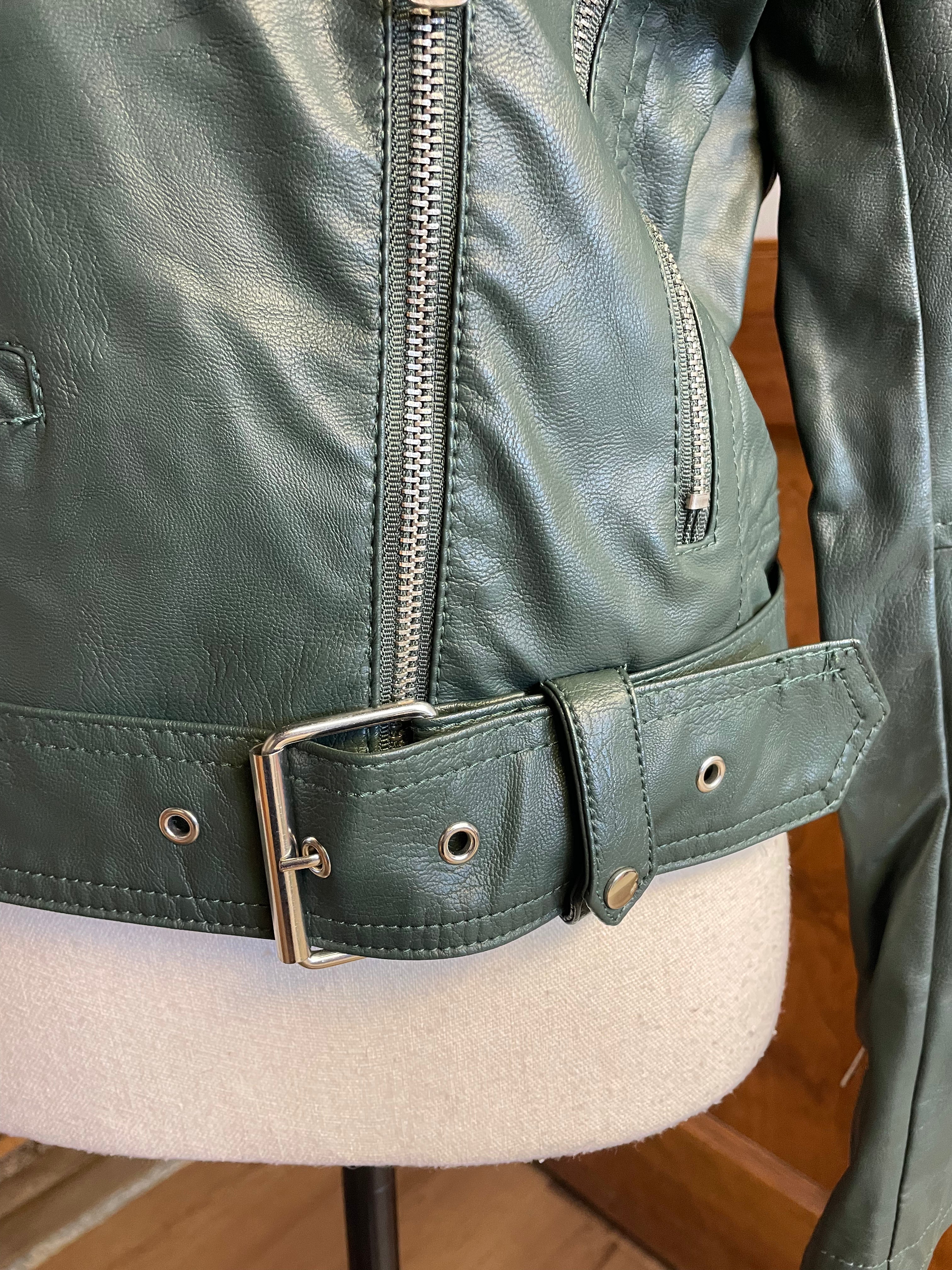 Ci Sono by Cavalini Faux Leather Jacket (L)
