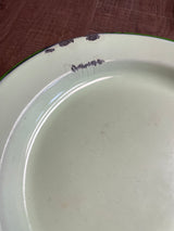 Vintage Coated Tin/Metal Camping Plates (lot of 5)