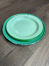 Vintage Coated Tin/Metal Camping Plates (lot of 5)