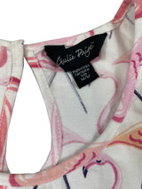 Charlie Paige Sleeveless Midi Flamingo Dress (M) - BinxBerry Consignment