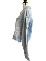 Kut from the Kloth Women's Cropped Denim Top (L)