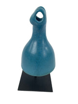 Cathy Broski Blue Ceramic Dress Sculpture - BinxBerry Consignment