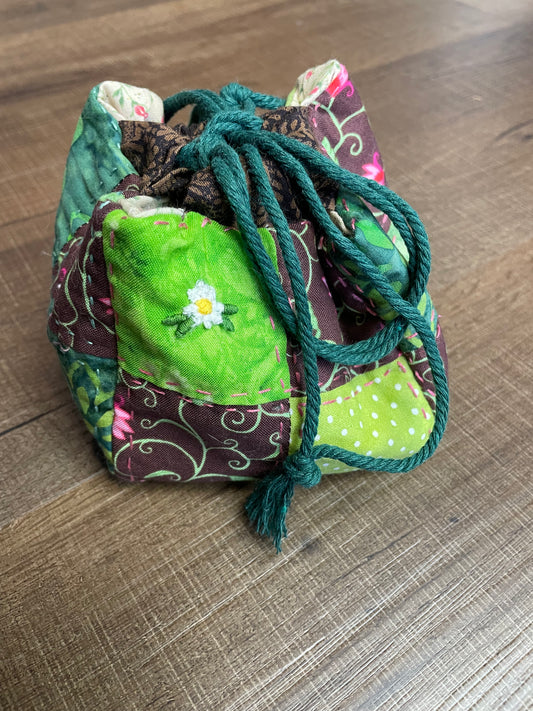 Handmade 4" Japanese Rice Pouch