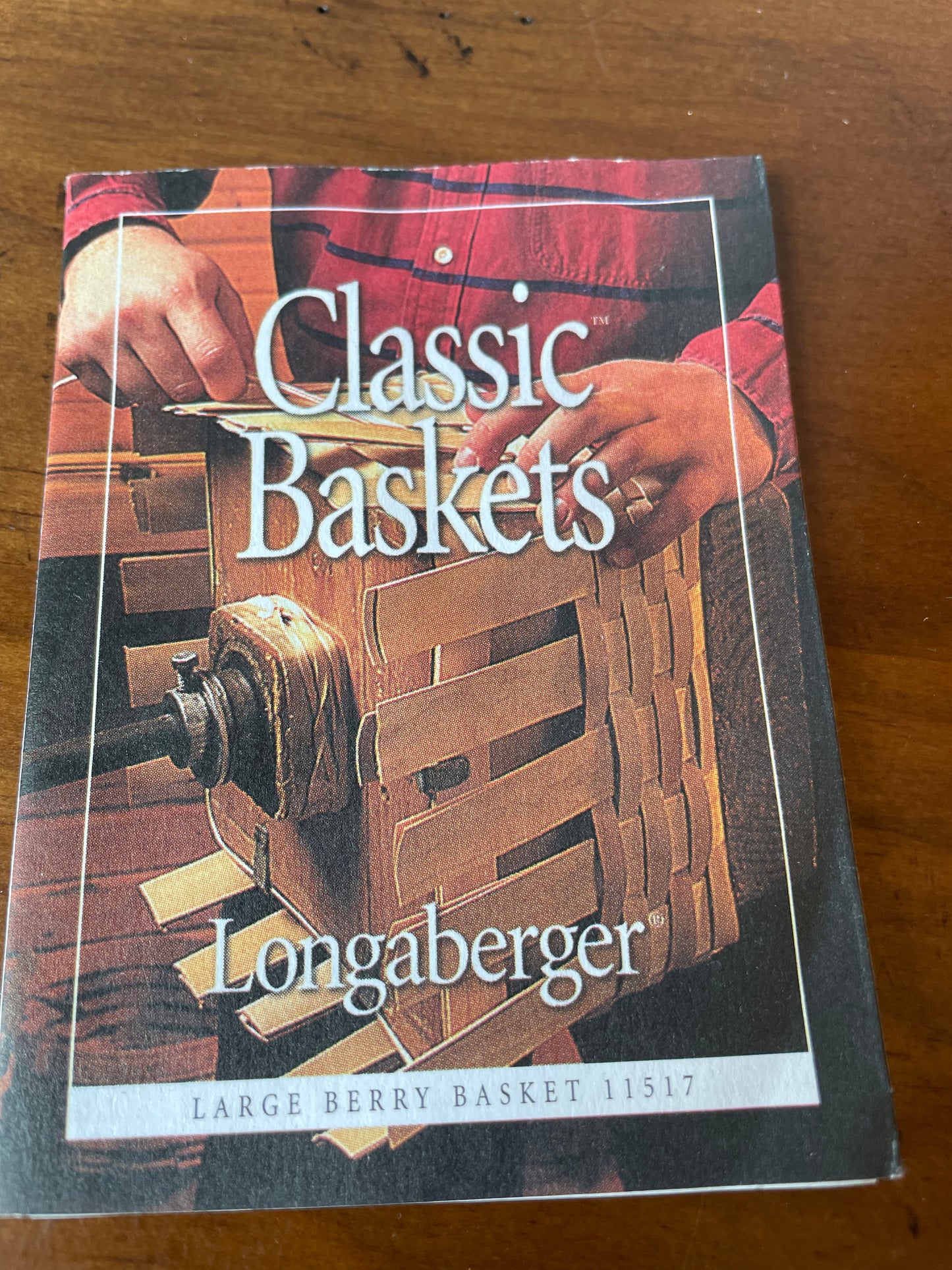 Longaberger "Large Berry" Lined Basket