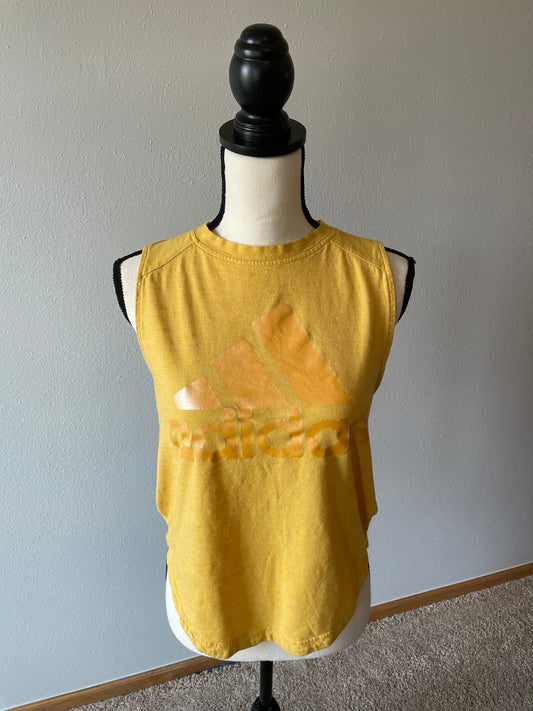 Adidas Yellow Muscle Tank (XS)