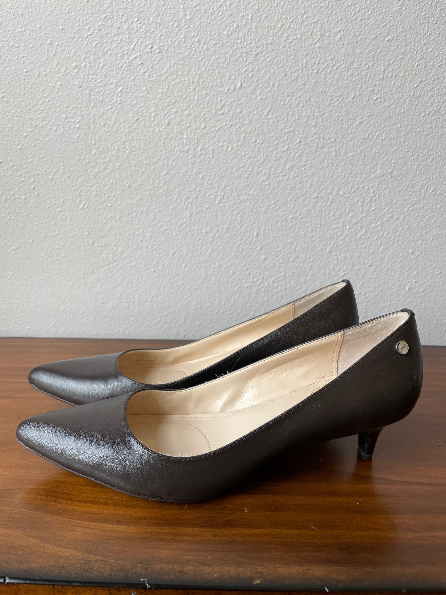 Calvin Klein Brown Anna Heel (7M)