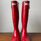 Hunter Glossy Red Tall Rainboots (7)