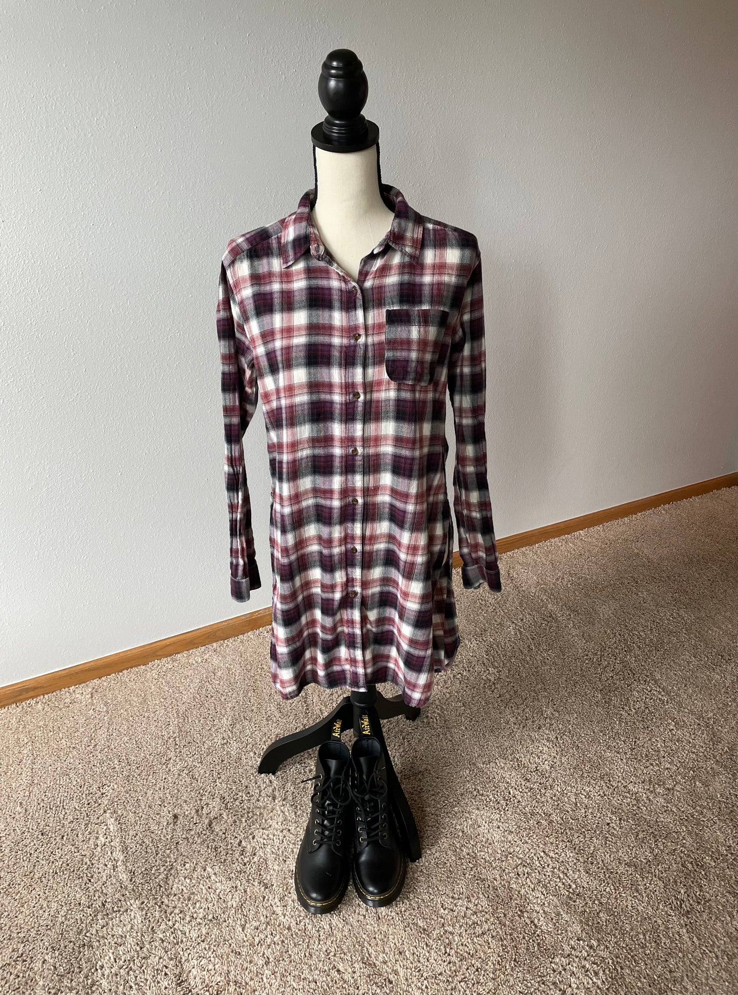 Forever 21 Flannel Dress (M)